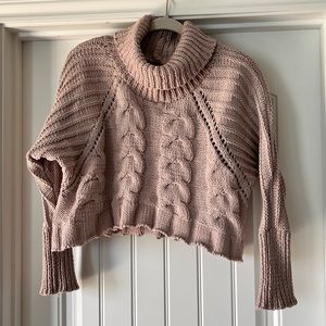 Shein Cropped Turtleneck Sweater